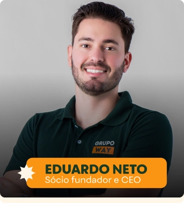 Retrato de Eduardo Neto, Sócio fundador do Grupo Way Foods